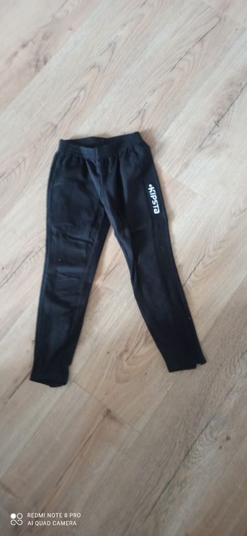 Pantalon noir thermique 6 ans