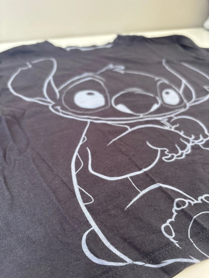 T shirt manche courte Stitch - Type croc top overside - Taille XS - Disney - photo numéro 3