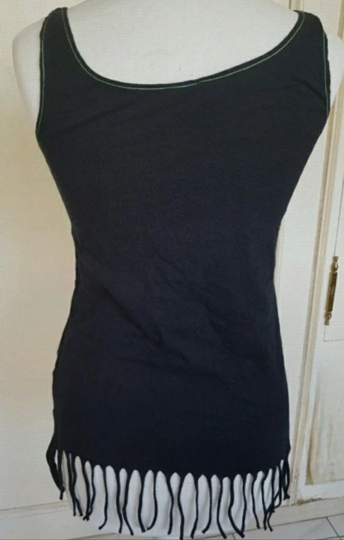 T shirt éthnique tigre fluo vert - photo numéro 8