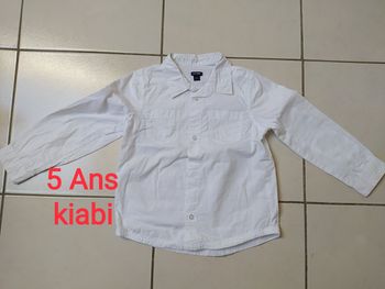Chemise manches longues 5 ans Kiabi