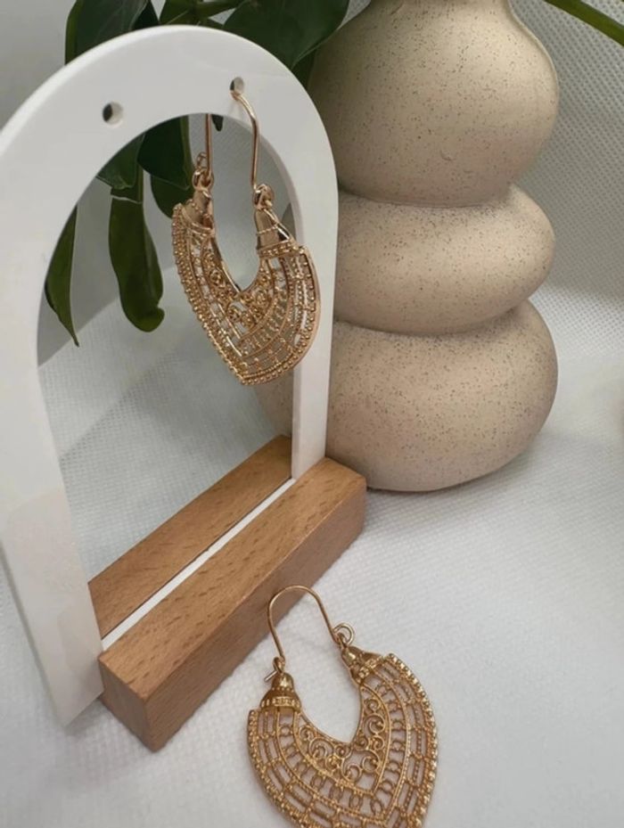 Boucle d'oreille style bohème - photo numéro 3