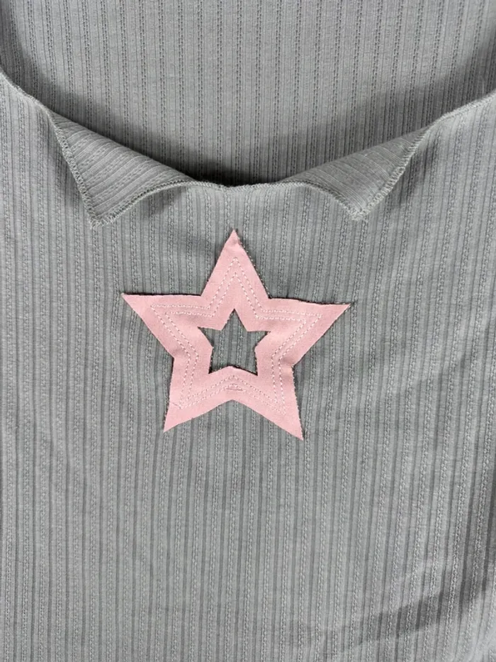 T-shirt violet manche longue YesStyle - photo numéro 3