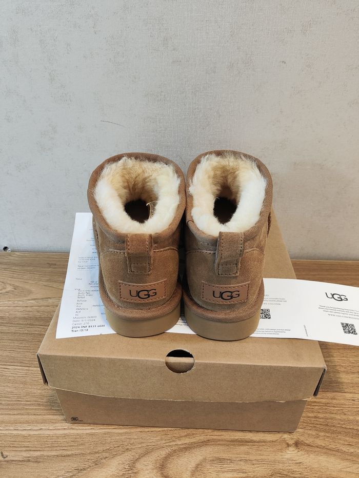 Bottes UGG Classic Ultra Mini couleur châtaigne 37 - photo numéro 4