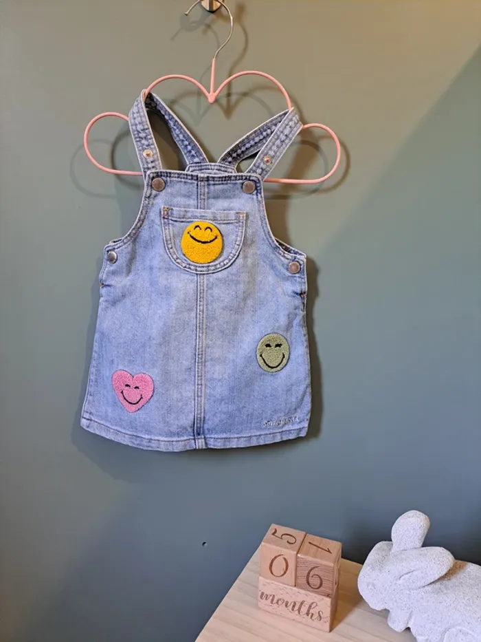 Salopette robe - H&m X Smiley World - 6 mois