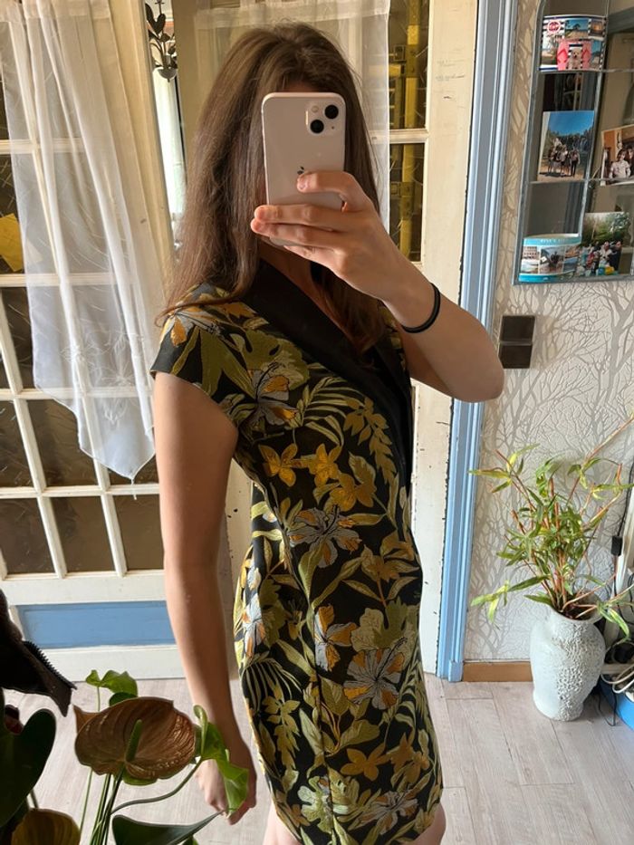 Robe kimono soie Cop copine vintage y2k 2000yer - photo numéro 4