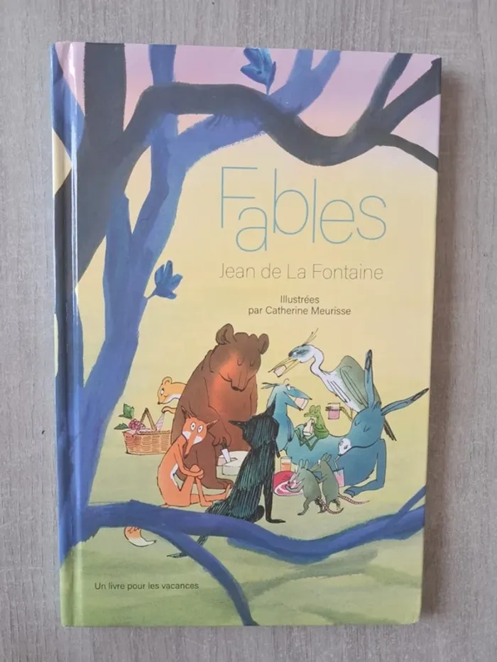 Livre fable Jean de La Fontaine
