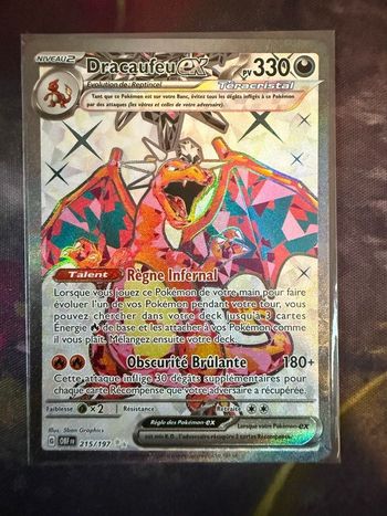 Carte Pokémon fr Dracaufeu ex 215/197