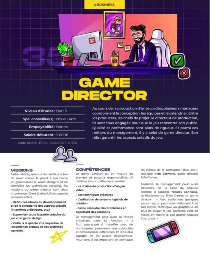 Ouvrage Guide Métiers du  jeu vidéo Neuf - photo numéro 4