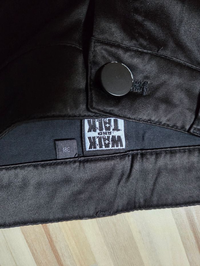 Pantalon satiné noir femme taille 38 - photo numéro 2