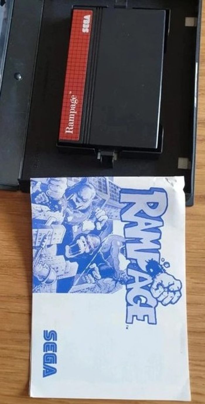 Jeu Rampage / jeu SEGA Master System / Midway - Activision / 1988 complet - photo numéro 4