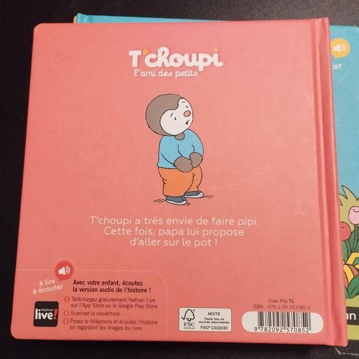 Livre enfant Nathan T'choupi Va sur le pot - photo numéro 2