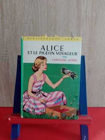 Alice et le pigeon voyageur, 1968, n° 183, Caroline Quine, bibliothèque verte