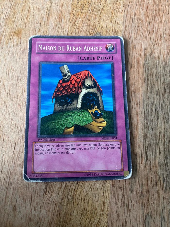Carte Yu-Gi-Oh! Maison du ruban adhésif MDM-F064 1ère édition 1996
