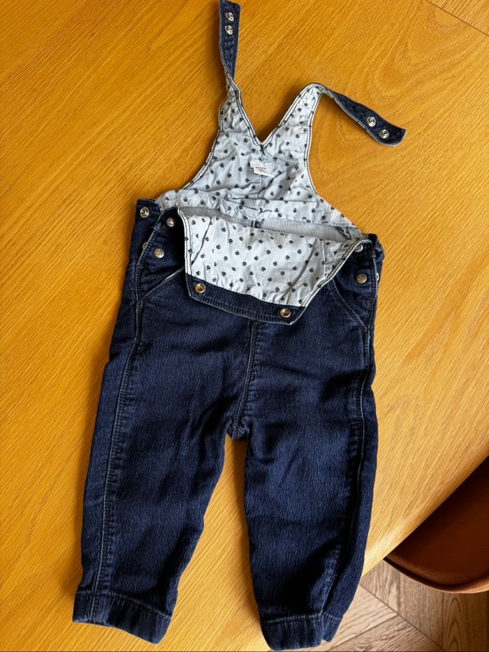 Salopette 6 mois en Jean Petit Bateau - photo numéro 2