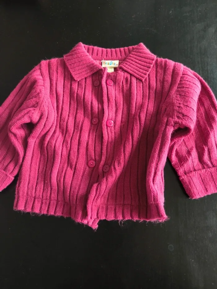 Lot vêtements fille automne hiver 12 mois - photo numéro 4