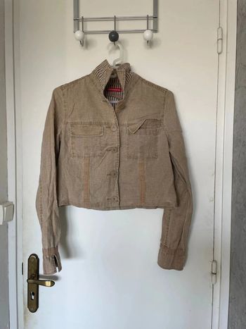 Veste courte beige