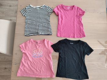 Lot de 4 Tshirt fille