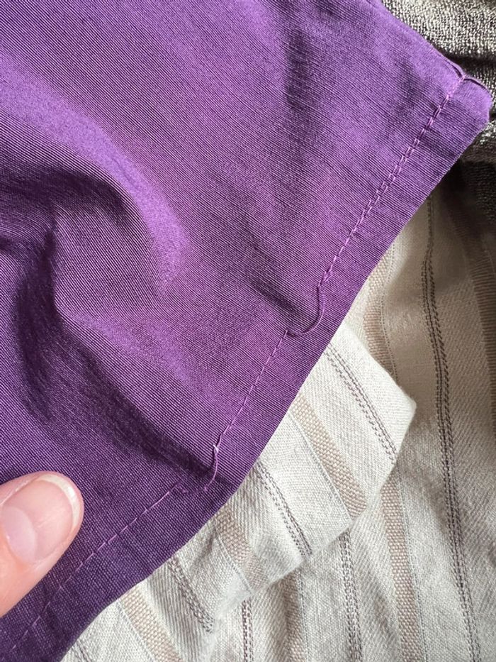 Pantalon moulant violet Officecore vintage made in France Whmisical - Taille S/M - photo numéro 8
