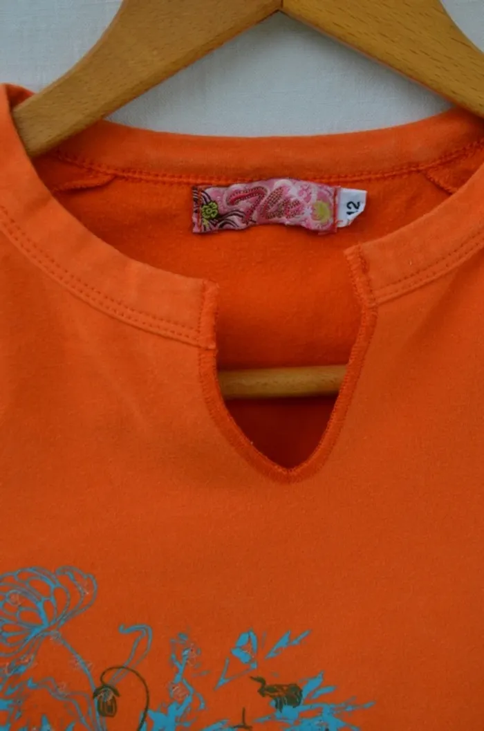t shirt orange - photo numéro 3
