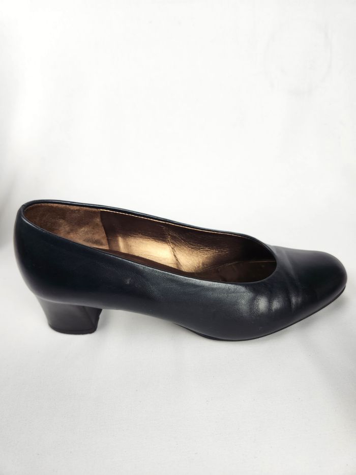 Escarpins Femme Peter Kaiser Noirs - Cuir Vintage - Taille 38 - photo numéro 6