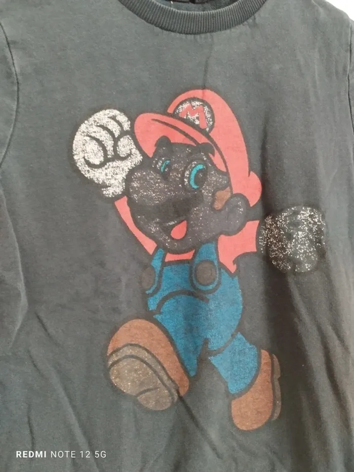 Sweat Mario Bros taille 8 ans - photo numéro 2