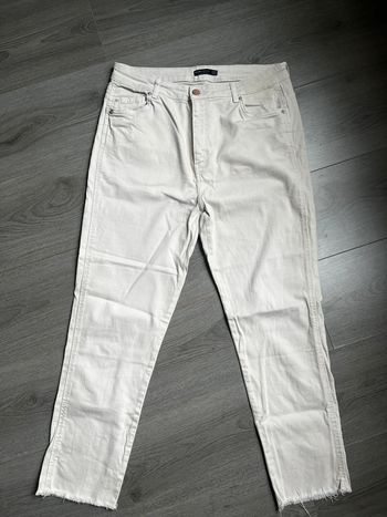 Pantalon beige coton