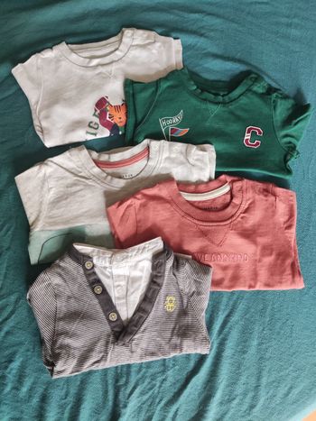 Lot t-shirts manches longues 3 mois
