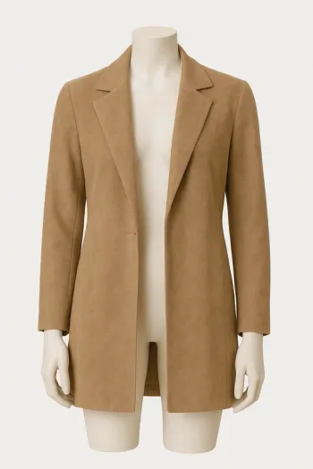 Veste suédine beige Marque Printemps