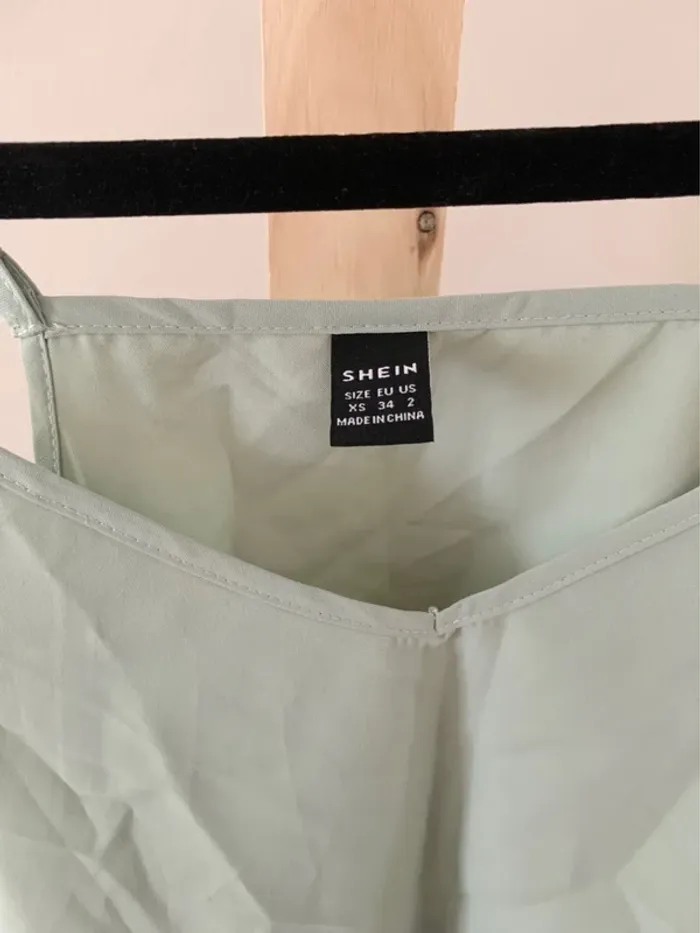 🟢 Combinaison pantalon verte - taille XS - Shein - photo numéro 4