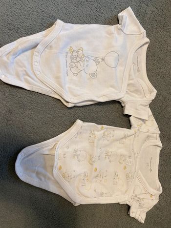 Lot 2 body bodies sergent major mixte naissance 50 cm