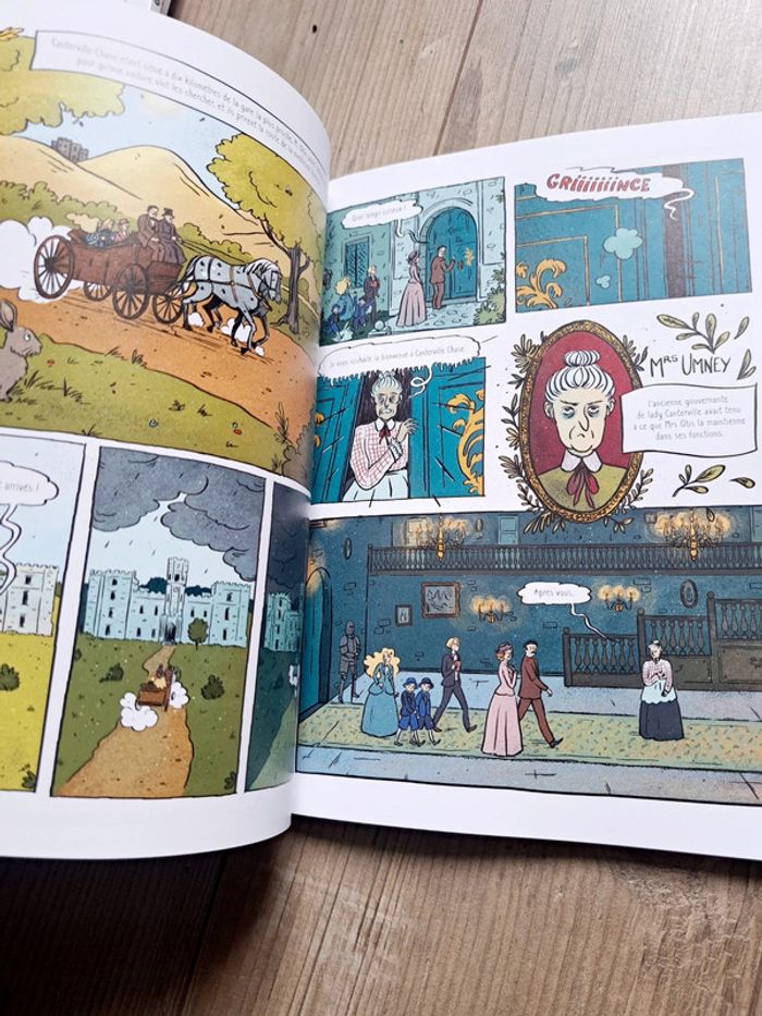 Le Fantôme de Canterville. En bande dessinée BD. D'après l'œuvre d'Oscar Wilde. - photo numéro 5