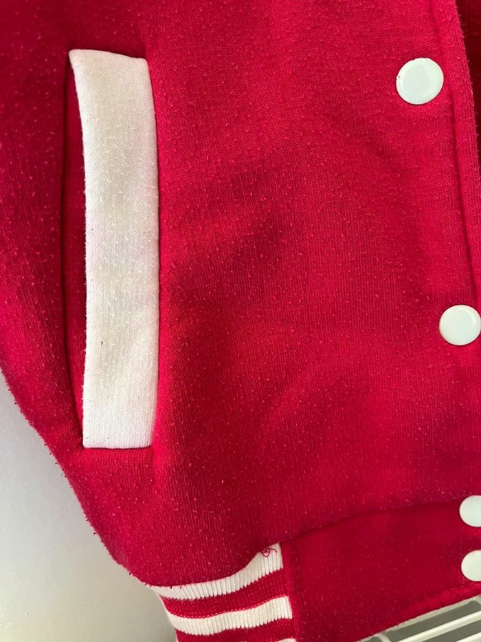 Blouson Teddy fushia - photo numéro 4