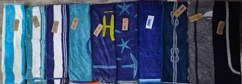 Drap de plage SINCÈRE 90×170cm 100% COTON.