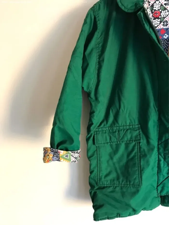 Doudoune verte sapin 8 ans - photo numéro 5