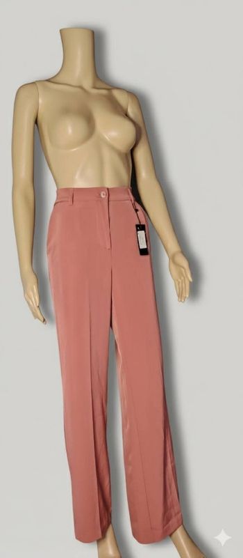 Pantalon Taille Haute Rose amy & clo Paris - Neuf avec Étiquette - Taille S