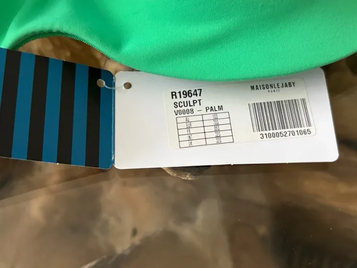 Haut de maillot de bain Maison Lejaby bandeau vert sculpt - photo numéro 5