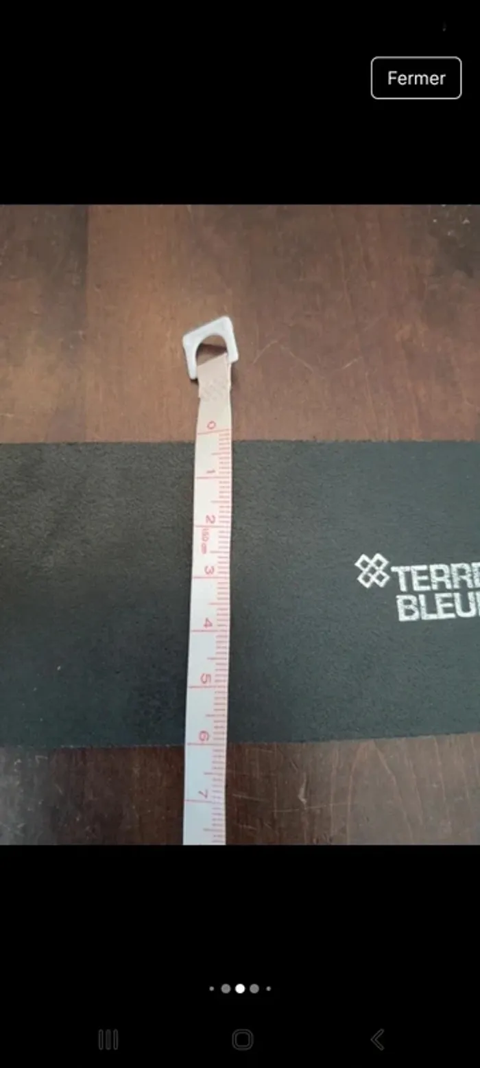 Ceinture Terre Bleue noir en cuir taille 42 80cm - photo numéro 12