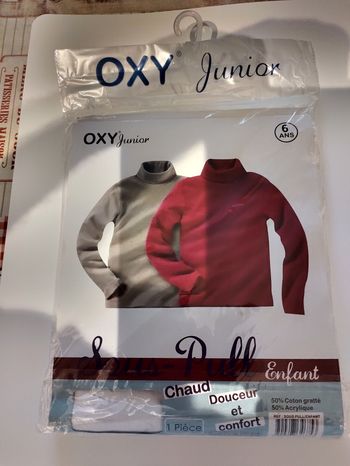 Sous pull enfant 6 ans rose pâle