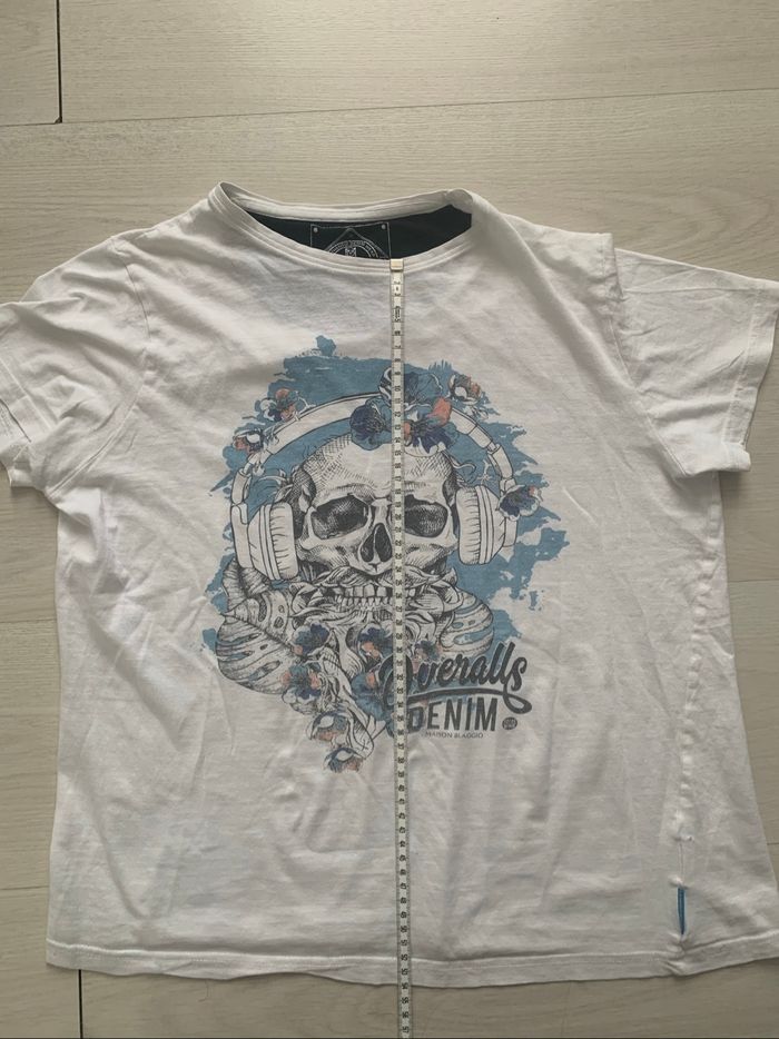 T-shirt Blanc imprimé taille S - photo numéro 4