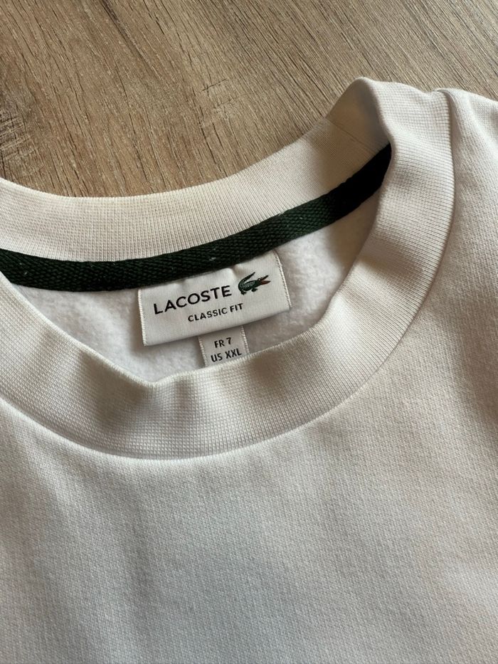 Pull col rond Lacoste - photo numéro 5