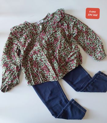 Blouse motifs léopard 