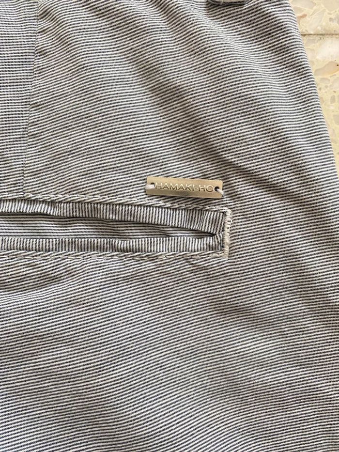 Pantalon gris à rayures Hamaki-Ho taille 40 très bon état - photo numéro 7