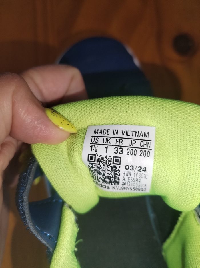 Sneakers Adidas bleu tbe 33 - photo numéro 8