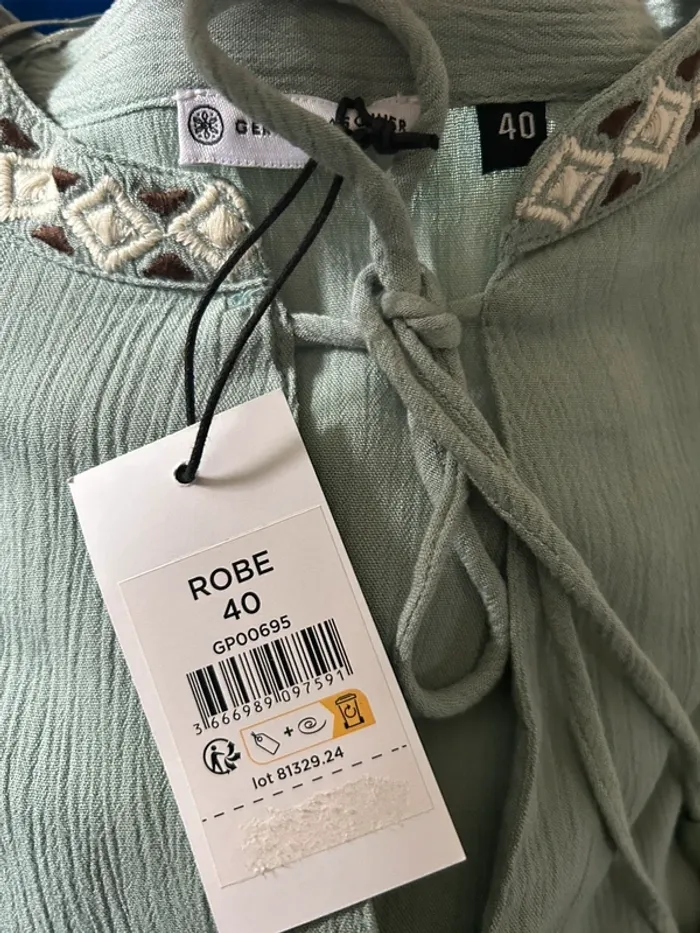 Robe sauge poudrée - photo numéro 10