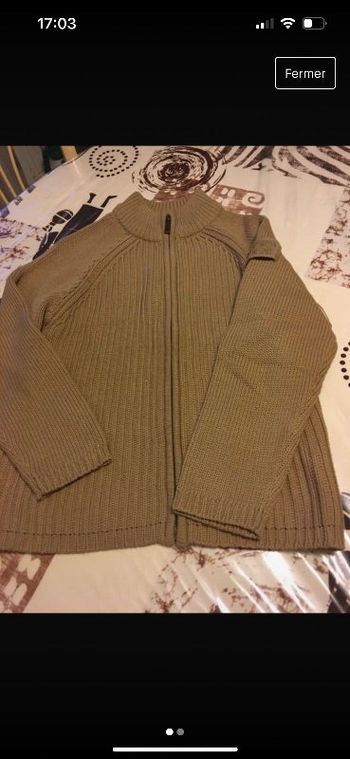 Gilet laine 9/10 ans