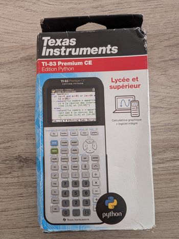 Calculatrice Texas instruments TI-83 Premium CE edition Python neuve
