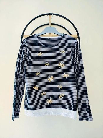 12 ans teeshirt bi matière