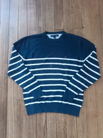 Pull a rayures tommy Hilfiger bleu Taille M