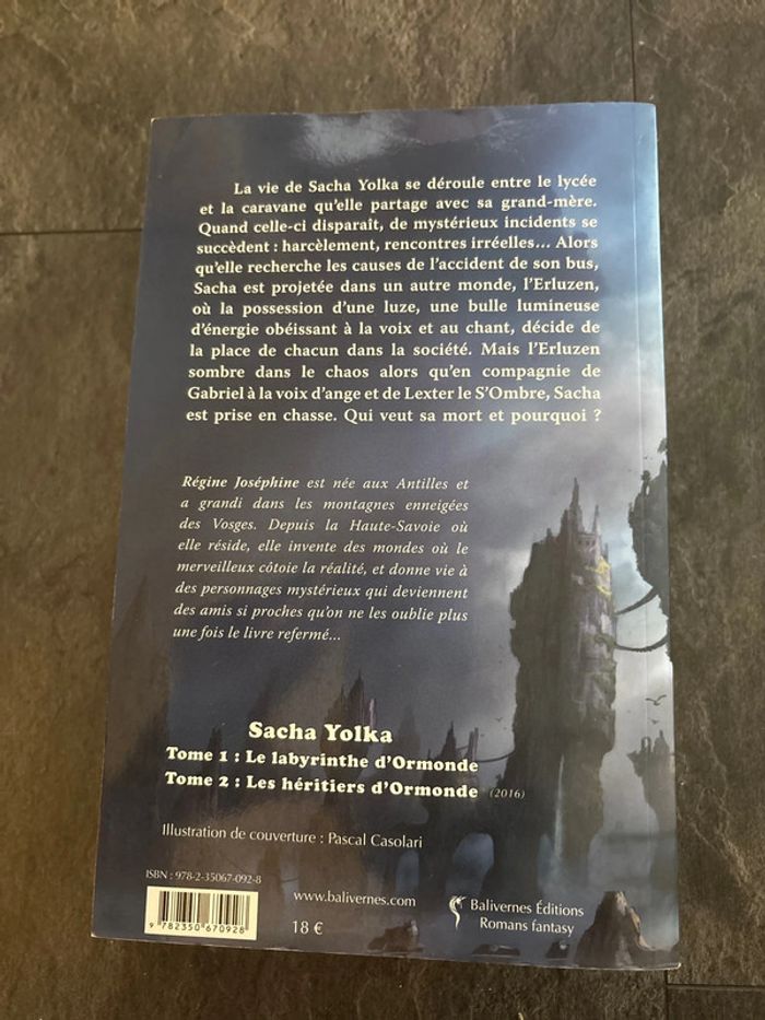 Livre : Le labyrinthe d’Ormonde - photo numéro 2