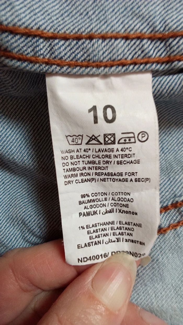 Veste en jean Levi's 10 ans - photo numéro 6